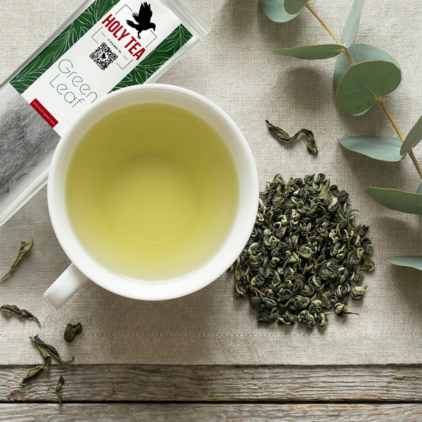 Чай зелений Ганпаудер Holy Tea Green Leaf, 20 шт. х 3г HGTС0003 фото