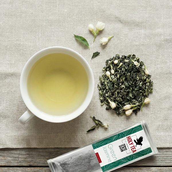 Чай зелений з жасмином Holy Tea Green Jasmine, 20 шт. х 3г HGTС0004 фото