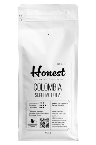 Honest Colombia Supremo Huila 300030 фото